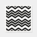 Buscar zigzag blanco y negro servilletas Moderno