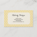 Buscar hexágono tarjetas de visita Amarillo