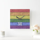 Buscar bandera gay relojes de pared Marcar