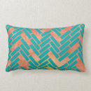 Buscar trullo y naranja cojines Aguamarina