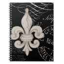 Buscar flor de lis cuadernos Vintage