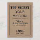 Buscar top secret invitaciones Divertido