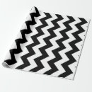Buscar zigzag blanco y negro papel de regalo Geométrico