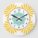 Buscar floral verde relojes de pared Moderno