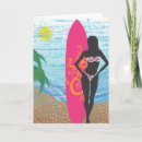Buscar tablero de resaca tarjetas Persona que practica surf