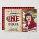 Buscar leñador invitaciones Tela escocesa