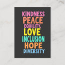 Buscar diversidad tarjetas de visita Igualdad