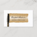 Buscar brush tarjetas de visita Cosmetología
