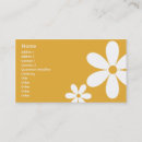 Buscar flores anaranjadas tarjetas de visita Lindo