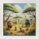 Buscar animales puzzles Safari