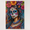 Buscar maquillaje puzzles Día de los muertos