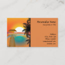 Buscar paraíso tarjetas de visita Vacaciones