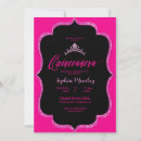 Buscar invitaciones quinceañera Negro