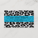 Buscar puntos del leopardo tarjetas de visita Animal