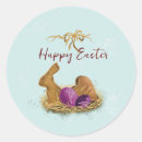 Buscar huevos pintados pegatinas Conejito