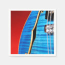 Buscar instrumentos musicales servilletas Azul