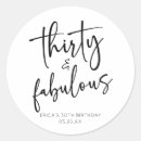 Buscar cumpleaños treinta pegatinas Moderno