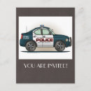 Buscar policía tarjetas e invitaciones Para él