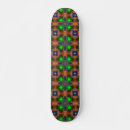 Buscar marrón retro tablas de skate Patrón