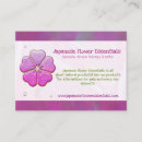 Buscar flor japonesa tarjetas de visita Rosa