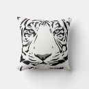 Buscar tigre blanco y negro cojines Para todos