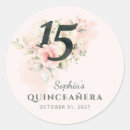 Buscar cumpleaños 15 pegatinas Quinceañera