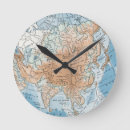 Buscar cartografía relojes de pared Vintage