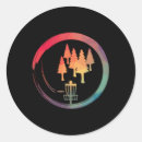 Buscar frisbee pegatinas Golfista