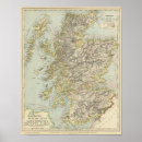 Buscar mapa de escocia posters Relieve
