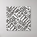 Buscar moda lienzos Tipografía