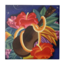 Buscar flores hawaianas azulejos Hawaiano