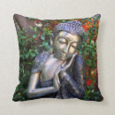 Buscar estatua de buda cojines Fotografía