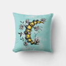 Buscar media luna cojines Celeste