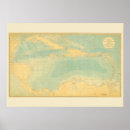 Buscar mapa del caribe vintage posters Antigüedad