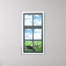 Buscar falsa ventana lienzos Para todos