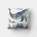 Buscar ballena blanca cojines Blanco