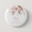 Buscar 90 cumpleaños chapas Para ella