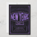 Buscar new years party invitaciones Vintage