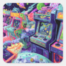 Buscar juego de espacio pegatinas Arcada