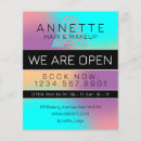 Buscar cosméticos flyers Artista