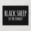 Buscar ovejas negras de la familia postales Oveja negra