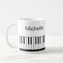 Buscar music notes tazas Teclas de piano