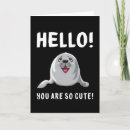 Buscar foca tarjetas Saludo