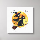 Buscar bruja de halloween lienzos Truco