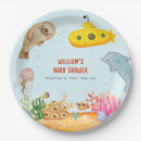 Buscar medusa bebé papel platos Océano