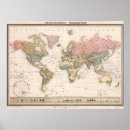 Buscar cartografía del mundo posters Antiguo