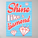Buscar diamante posters Tipografía