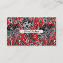 Buscar bohemian tarjetas de visita Florista