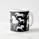 Buscar unicornio negro tazas Hermoso