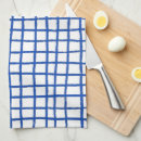 Buscar hecho a mano paños de cocina Azul y blanco